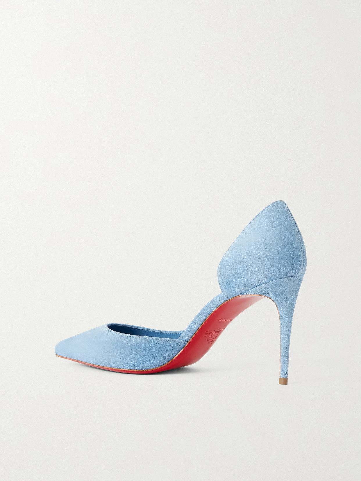 Iriza 85 Suede Pumps - Blue