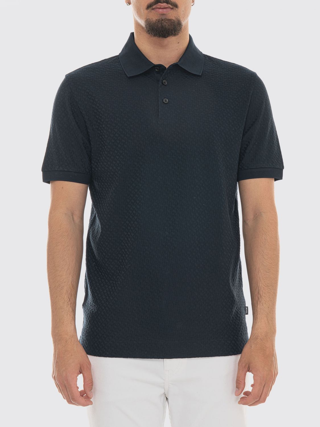 Polo Shirt Men color Blue