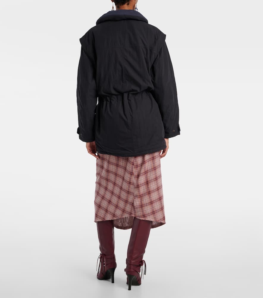 Damone hooded cotton-blend jacket