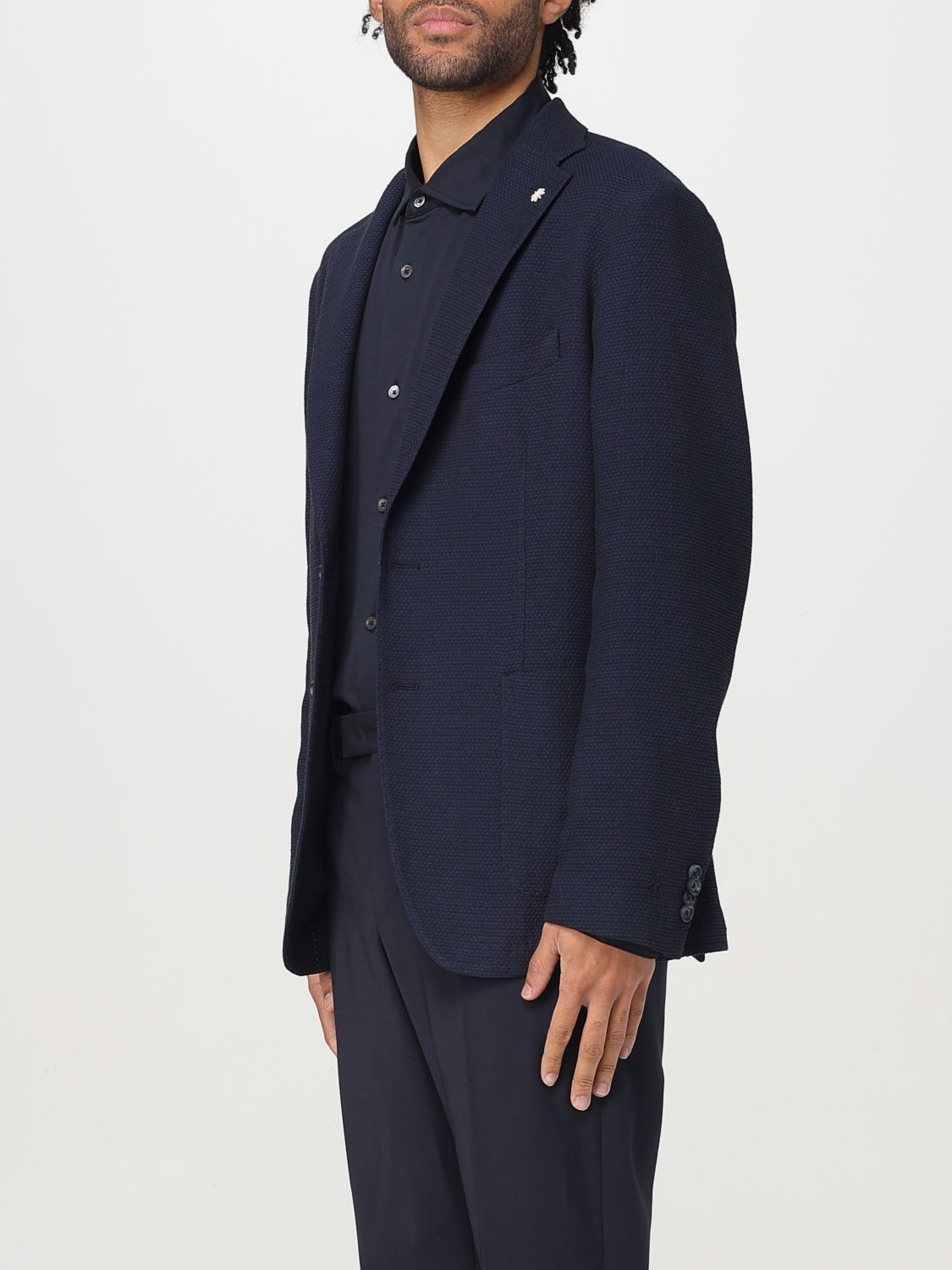 Blazer Men color Blue