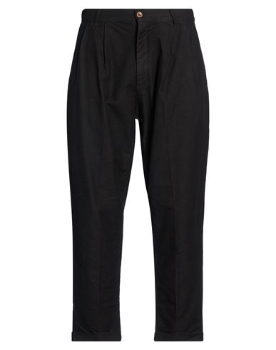 Man Pants Black Size 34 Cotton, Modal, Elastane