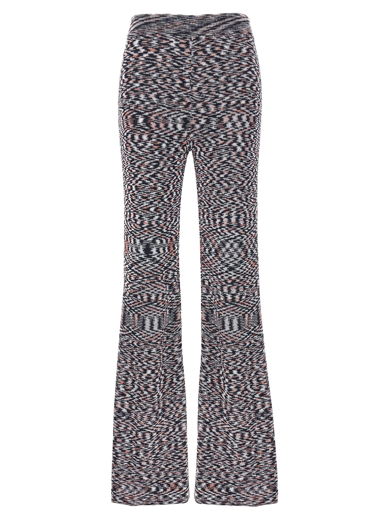Viscose Blend Trousers — Multicolor