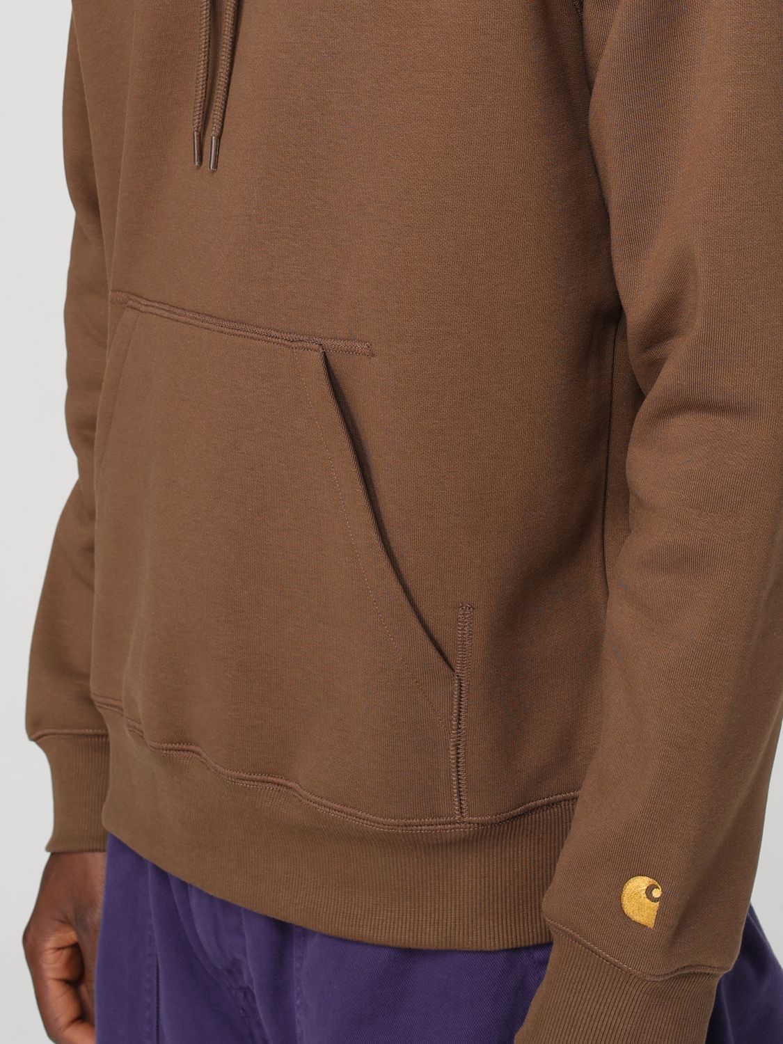 Sweatshirt Men color Brown