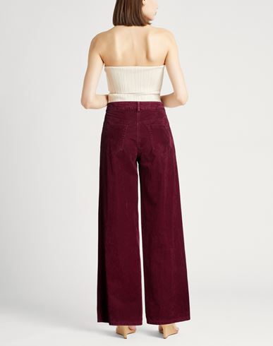 Forte_forte Woman Pants Burgundy Size 2 Cotton