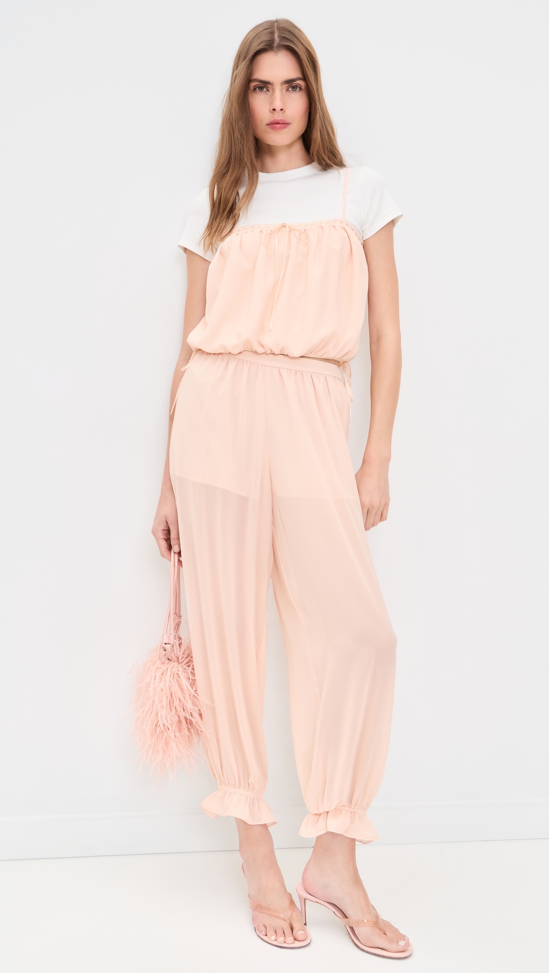 Jasmine Balloon Pants Peach