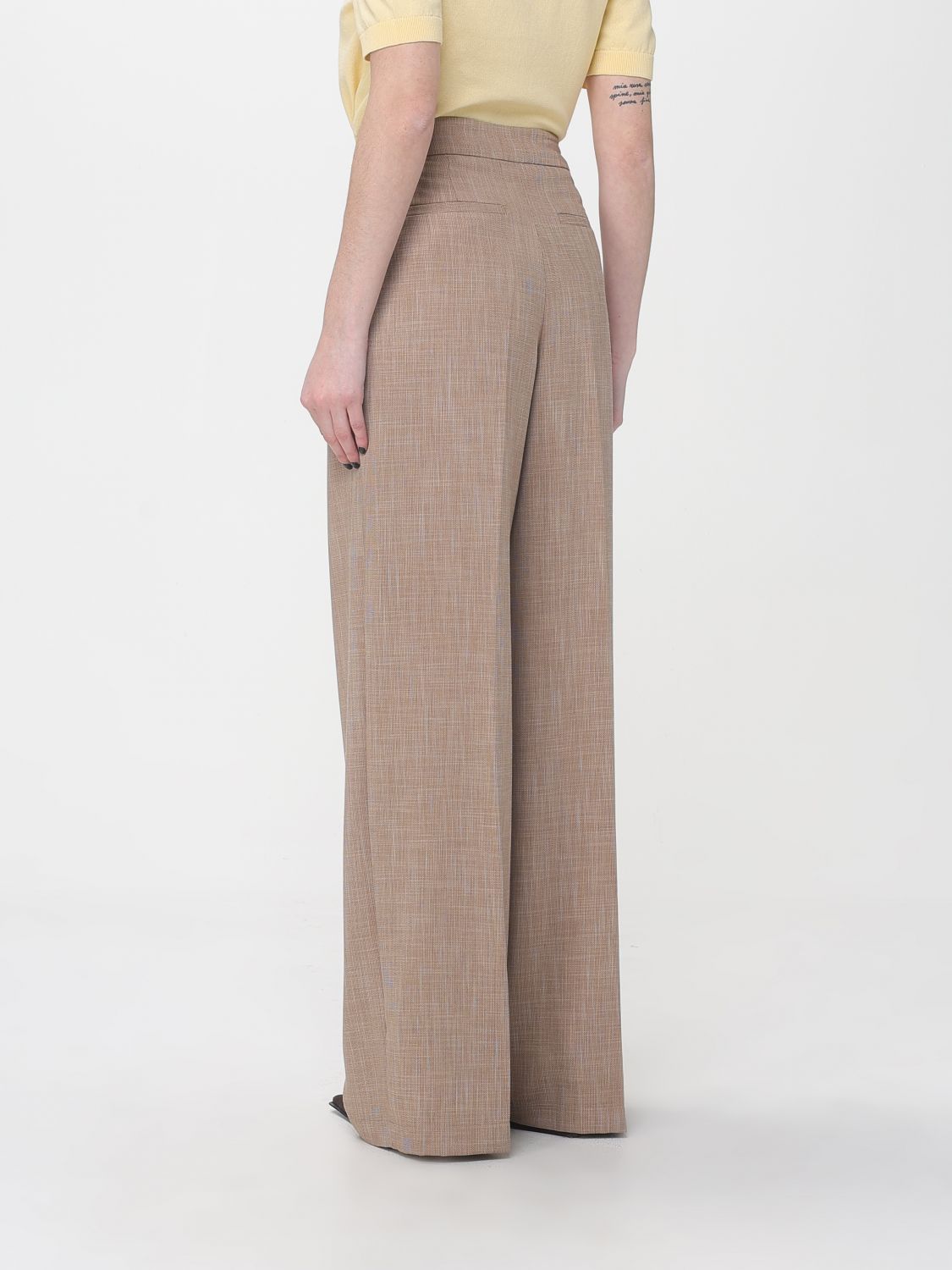 Pants Woman color Biscuit