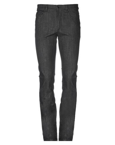 Man Jeans Charcoal Size 30 Cotton, Elastane