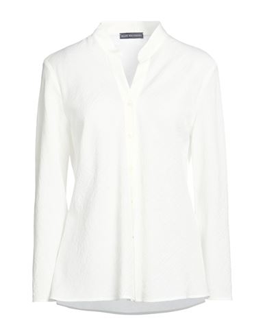 Woman Shirt White Size 10 Viscose, Polyester, Elastane