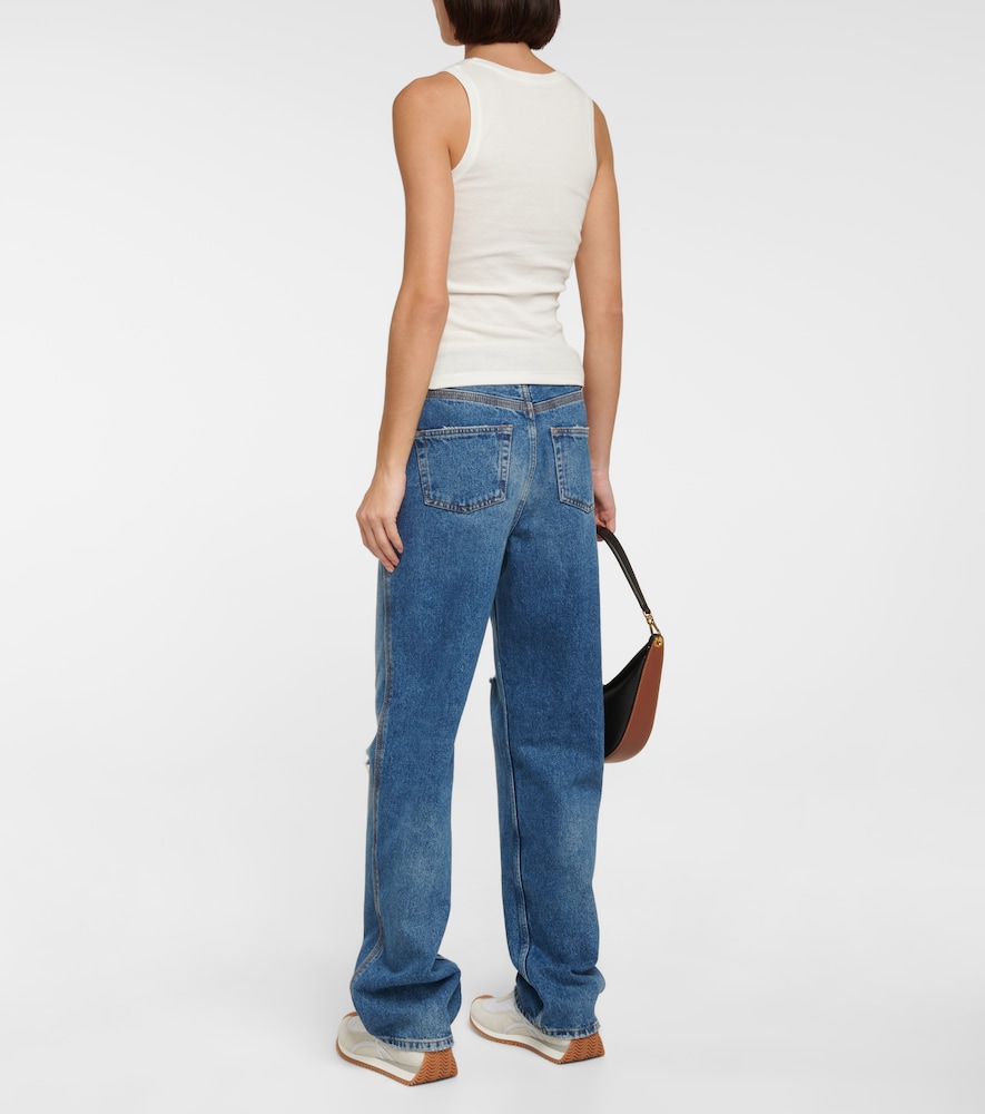 Loewe Anagram cotton-blend tank top