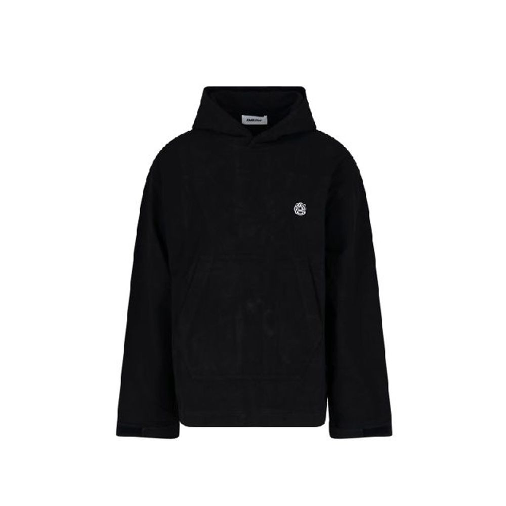Cotton Hoodie — Black