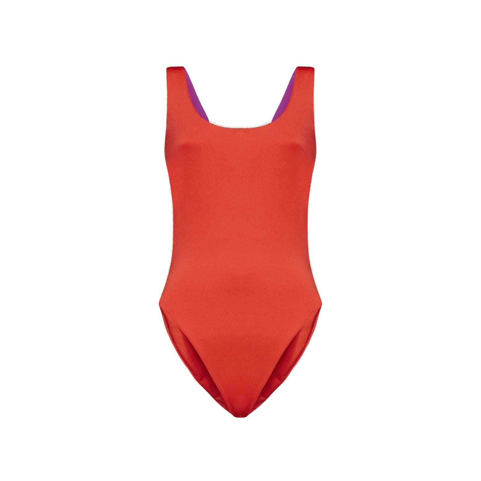 Logo-band swimsuit