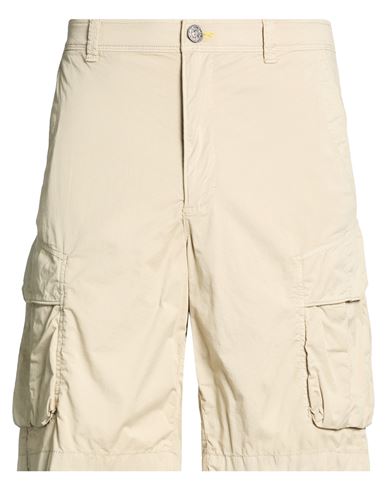 Man Shorts & Bermuda Shorts Sage green Size 38 Cotton, Elastane