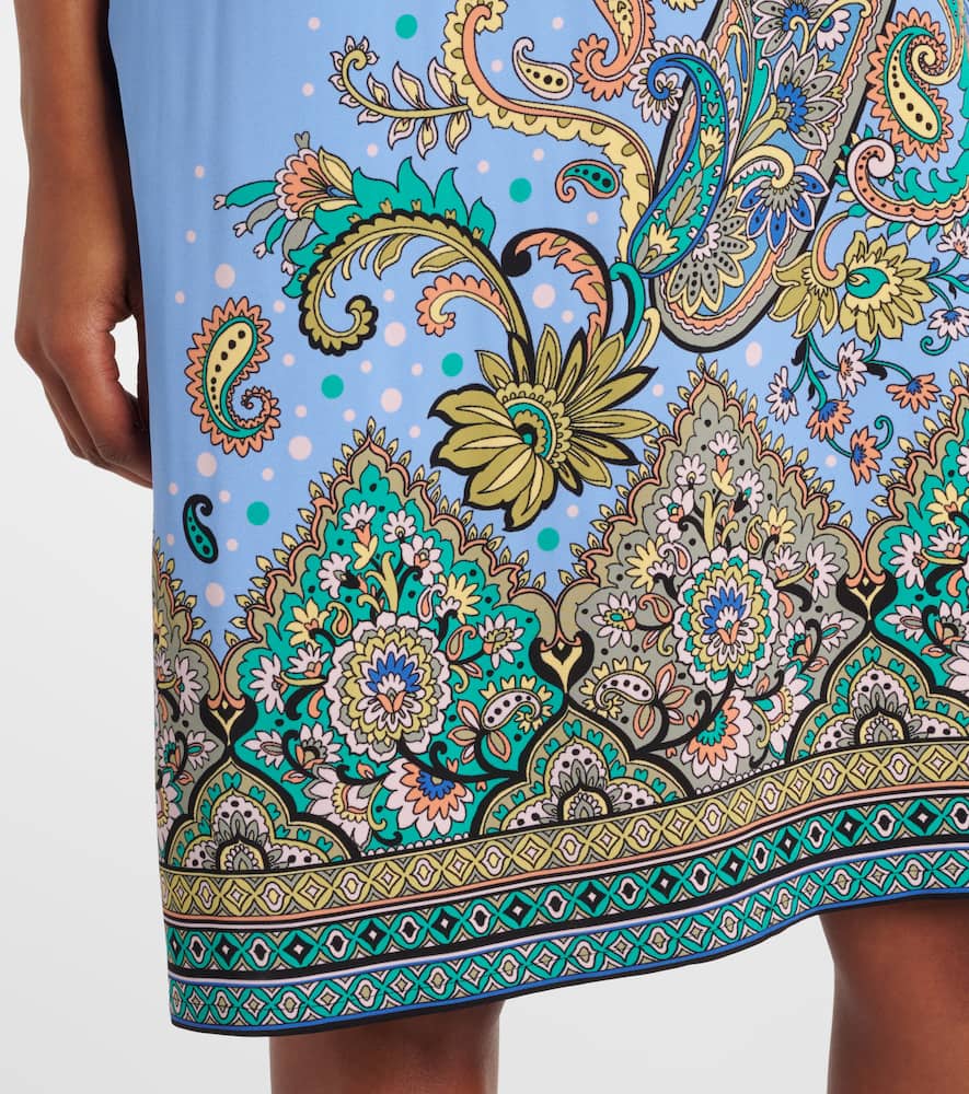 Paisley minidress