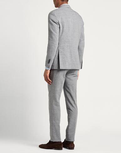 Man Suit Grey Size 40 Wool, Linen