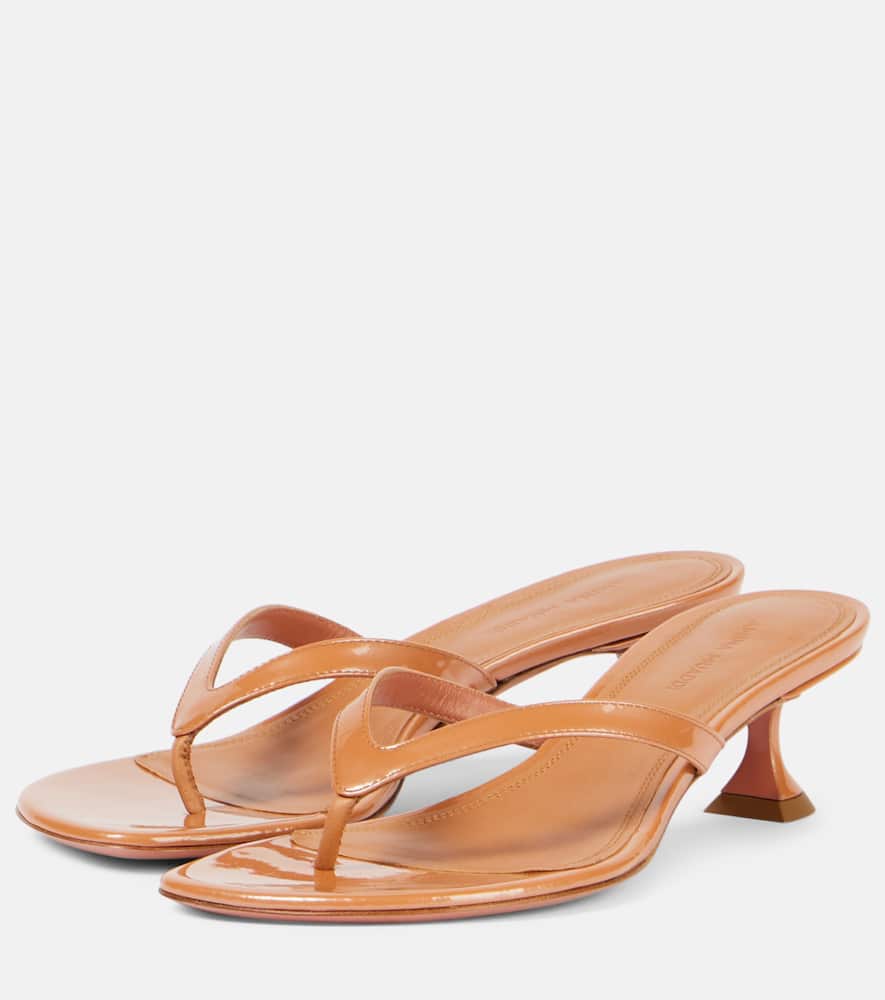 Juliette 45 patent leather thong sandals