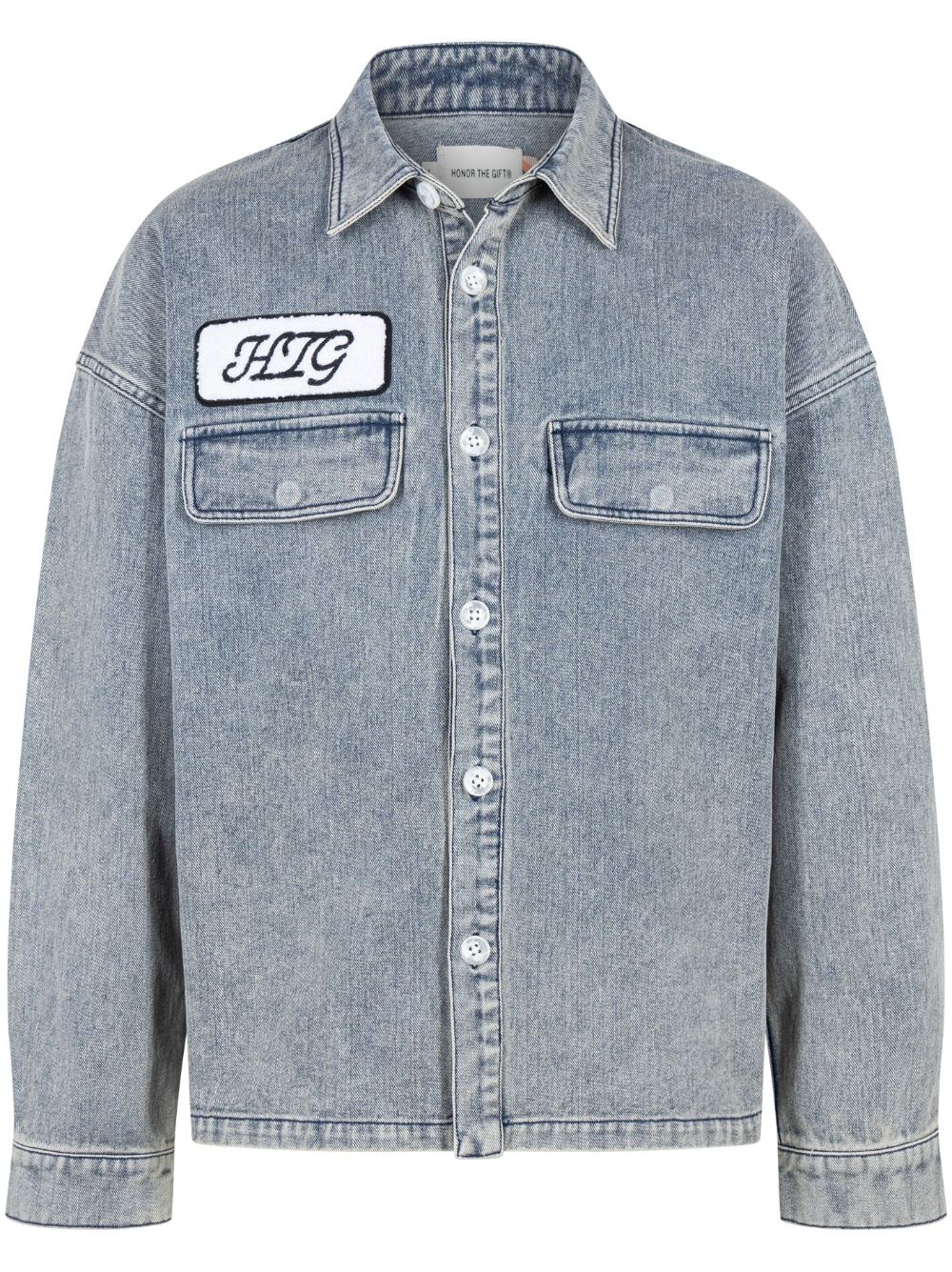 HTG® Work denim shirt - Blue