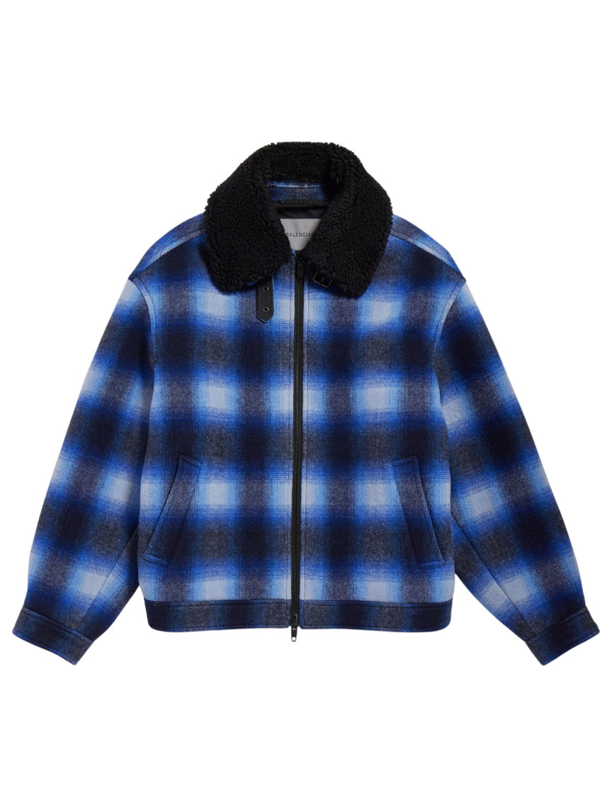 Flannel Bomber Jacket
