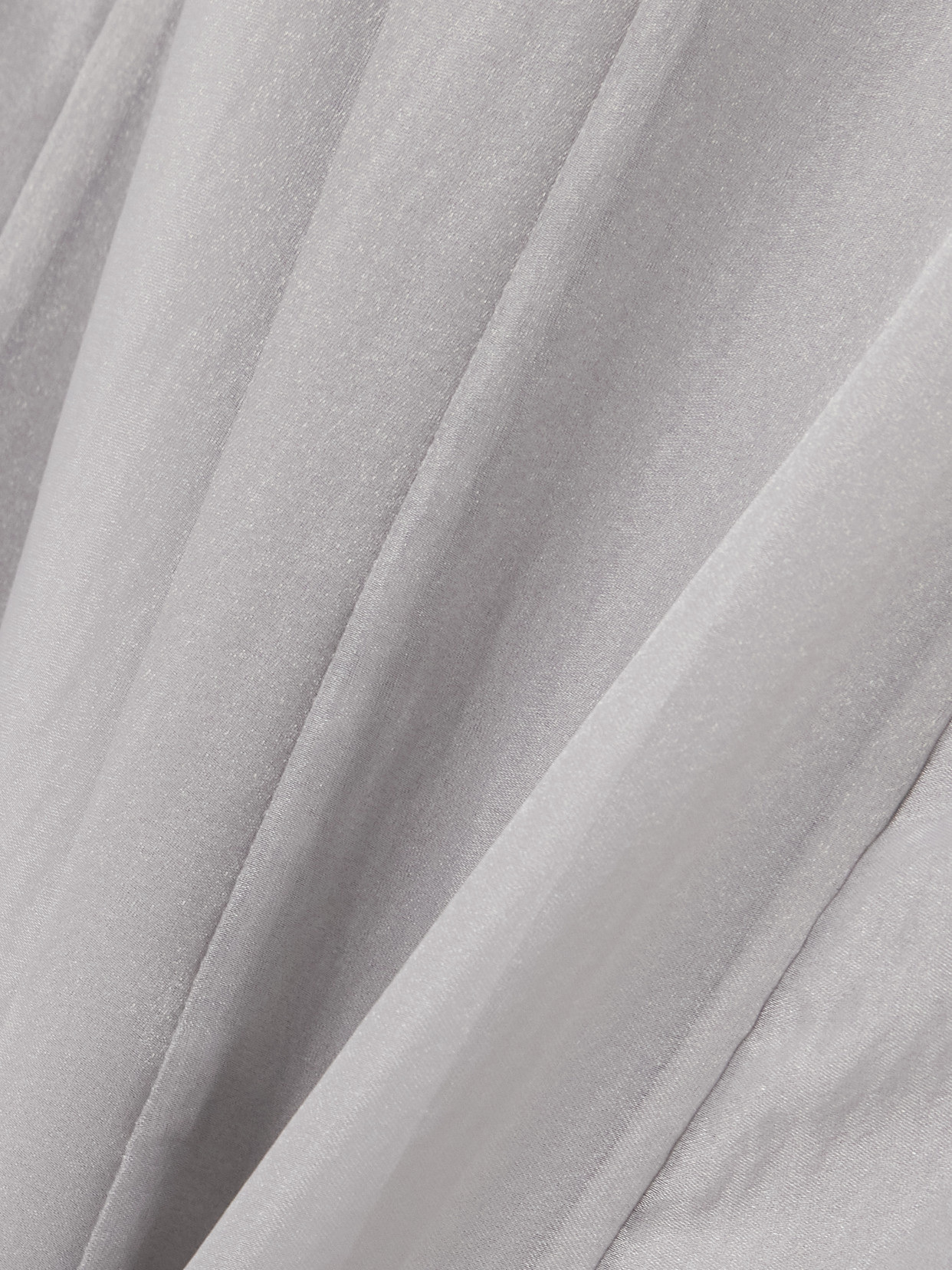 Gustav Paneled Organza Maxi Dress - Gray