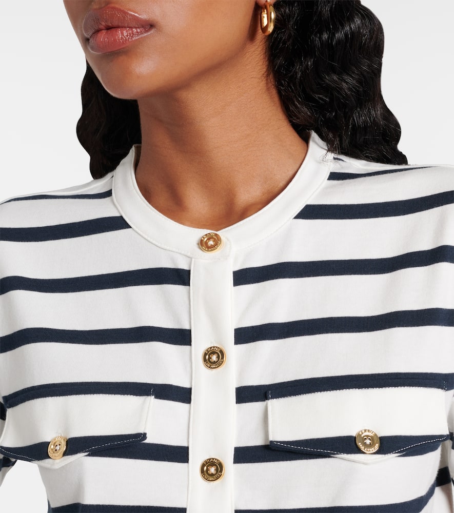 Striped cotton top