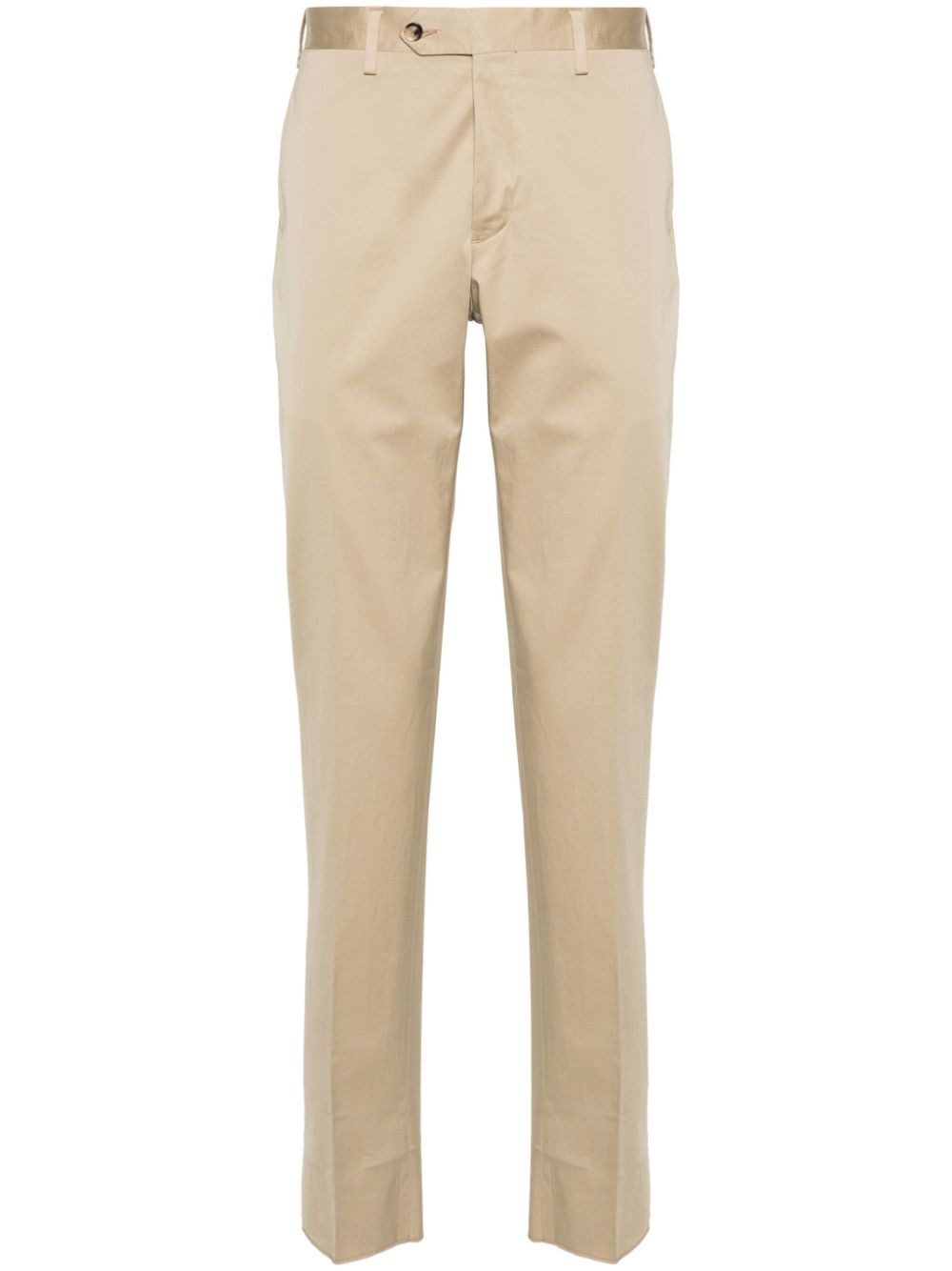 Pressed-crease trousers - Neutrals