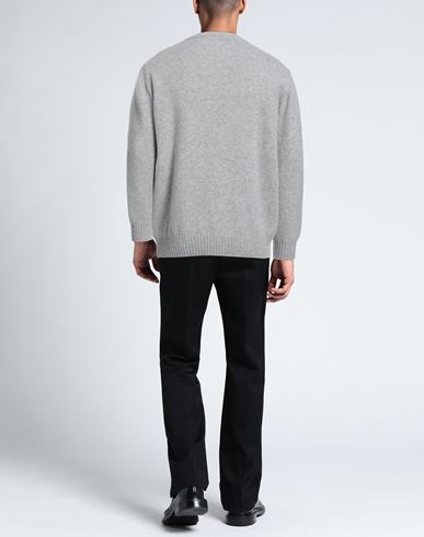 Man Sweater Light grey Size 44 Merino Wool