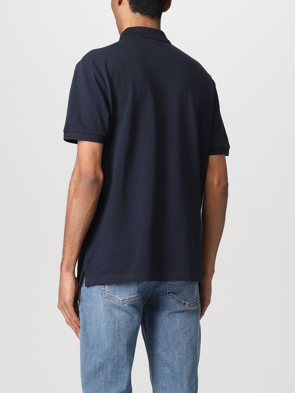 Polo Shirt Men colour Blue