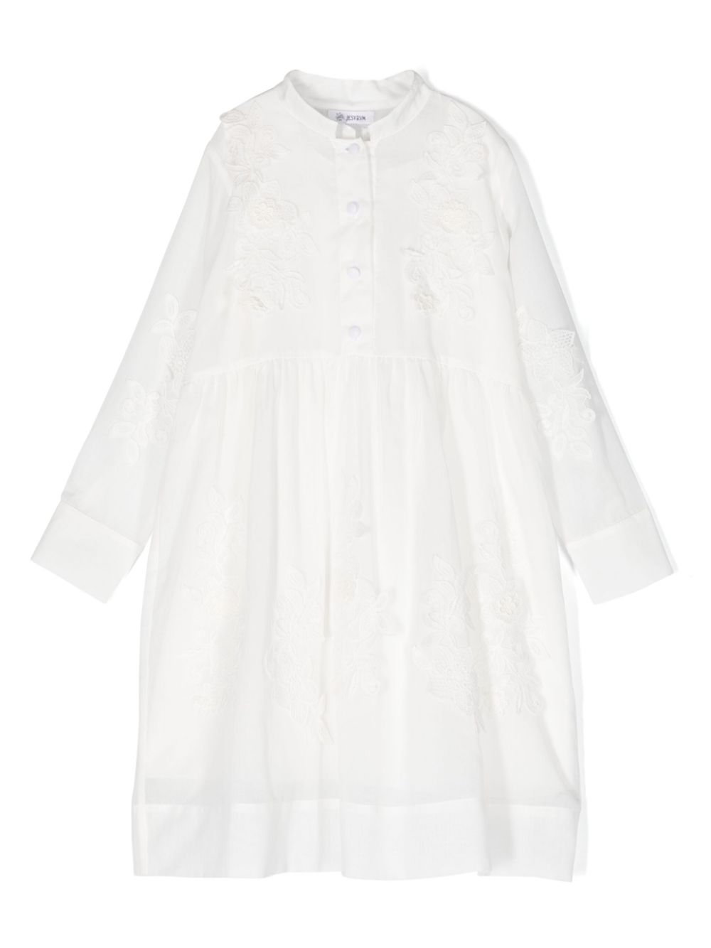 Orchidea cotton dress - White