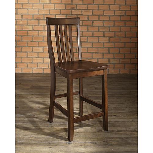 "Furniture School House 2-piece 24"" Bar Stool Set