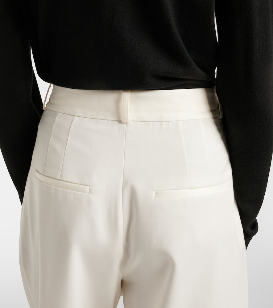 Róhe Wool-blend barrel-leg pants