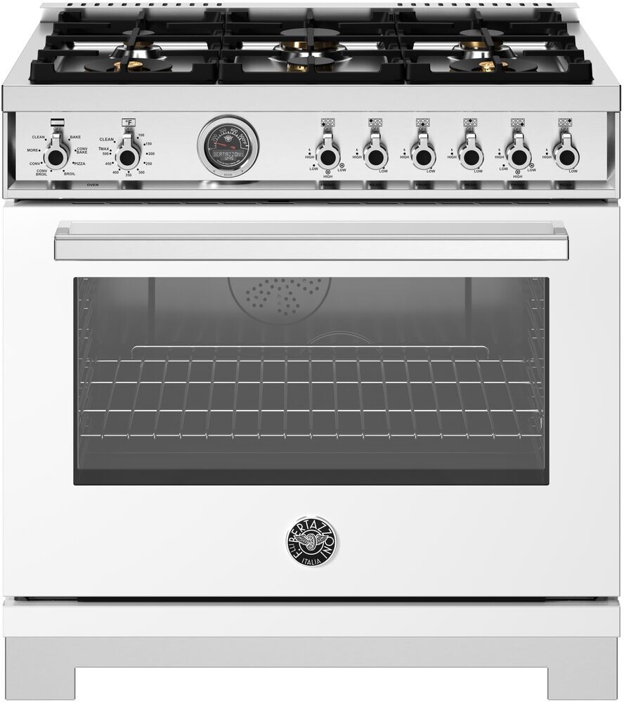 Bertazzoni Professional 36" Dual Fuel Range PRO366BCFEPBIT
