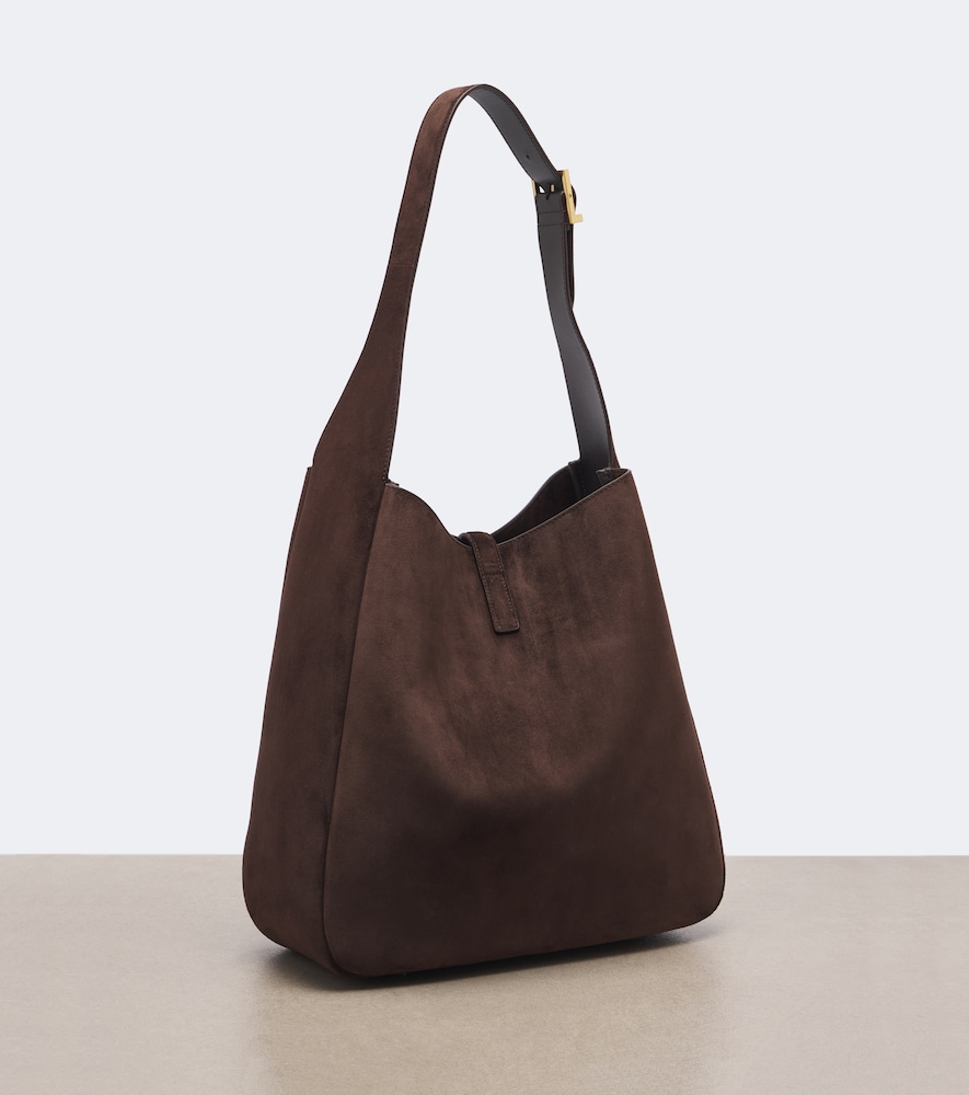 Le 5 à 7 Supple Large suede shoulder bag
