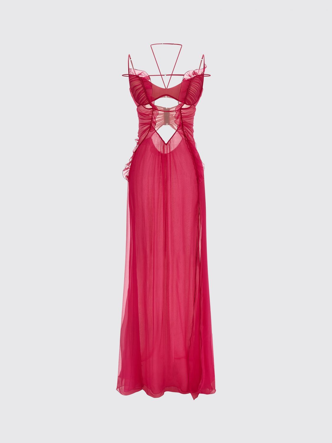 Dress Woman color Fuchsia