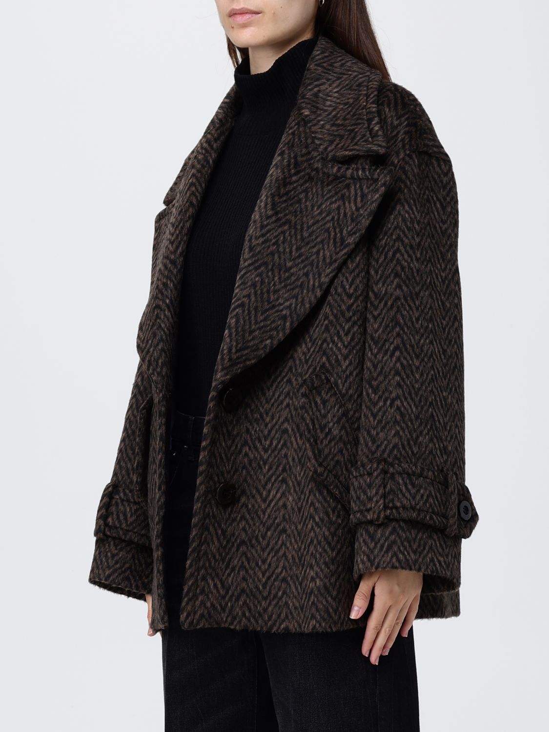 Coat Woman color Blue