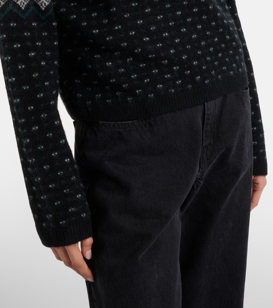 Fair Isle cashmere sweater