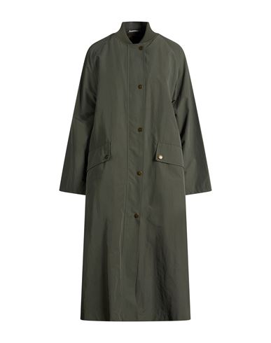 Woman Coat Military green Size 10 Polyester, Cotton, Polyamide