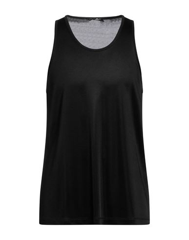 Man Tank top Black