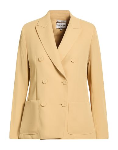 Woman Blazer Sand Size 10 Polyamide, Viscose
