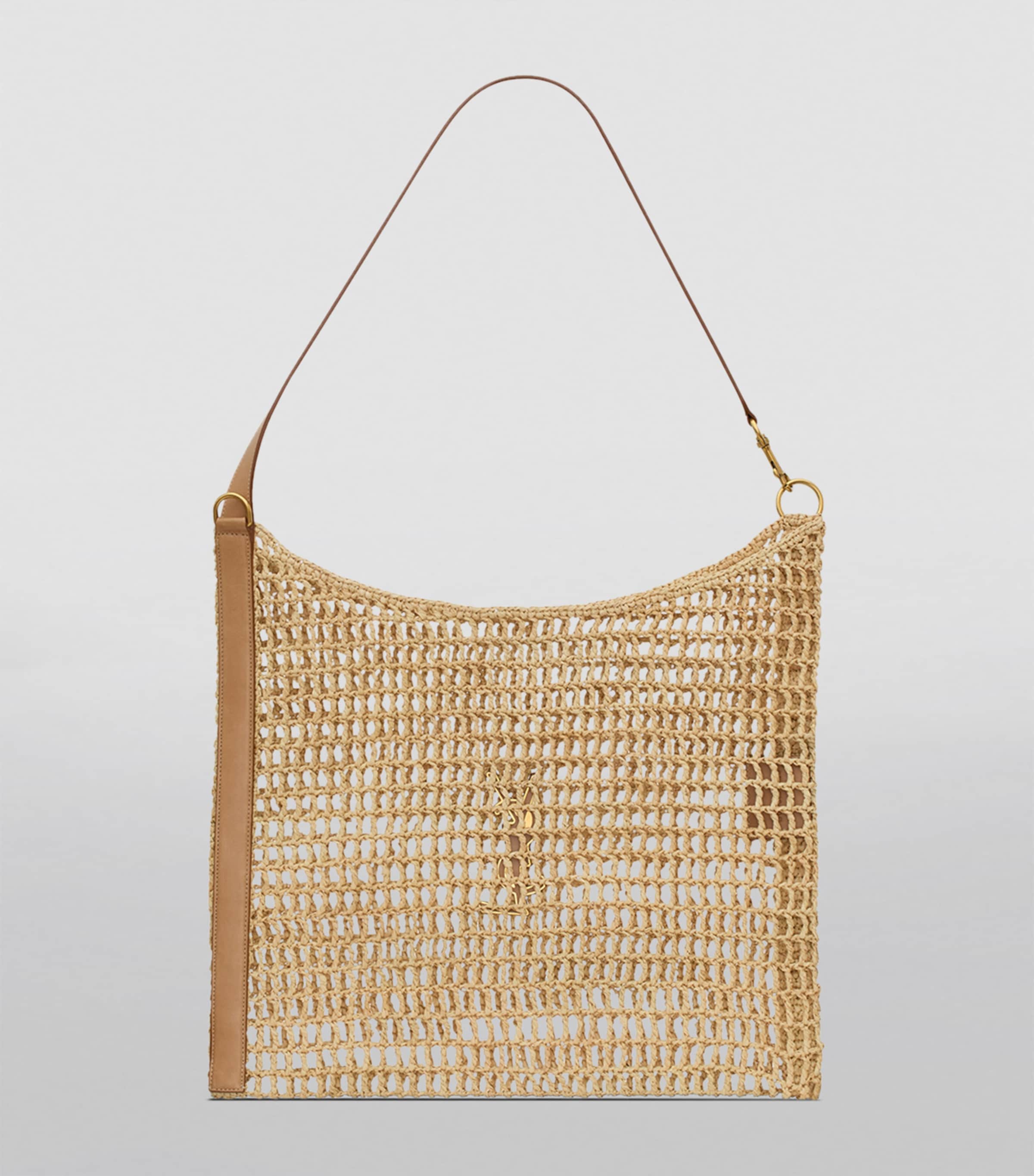 Raffia Oxalis Crochet Shoulder Bag