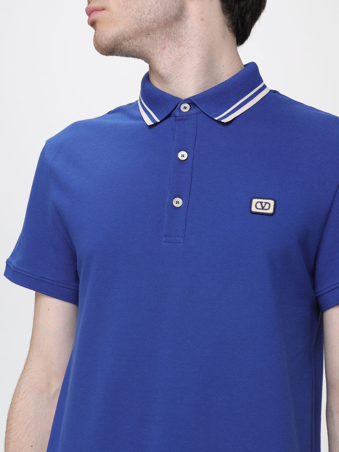 Polo Shirt Men color Blue