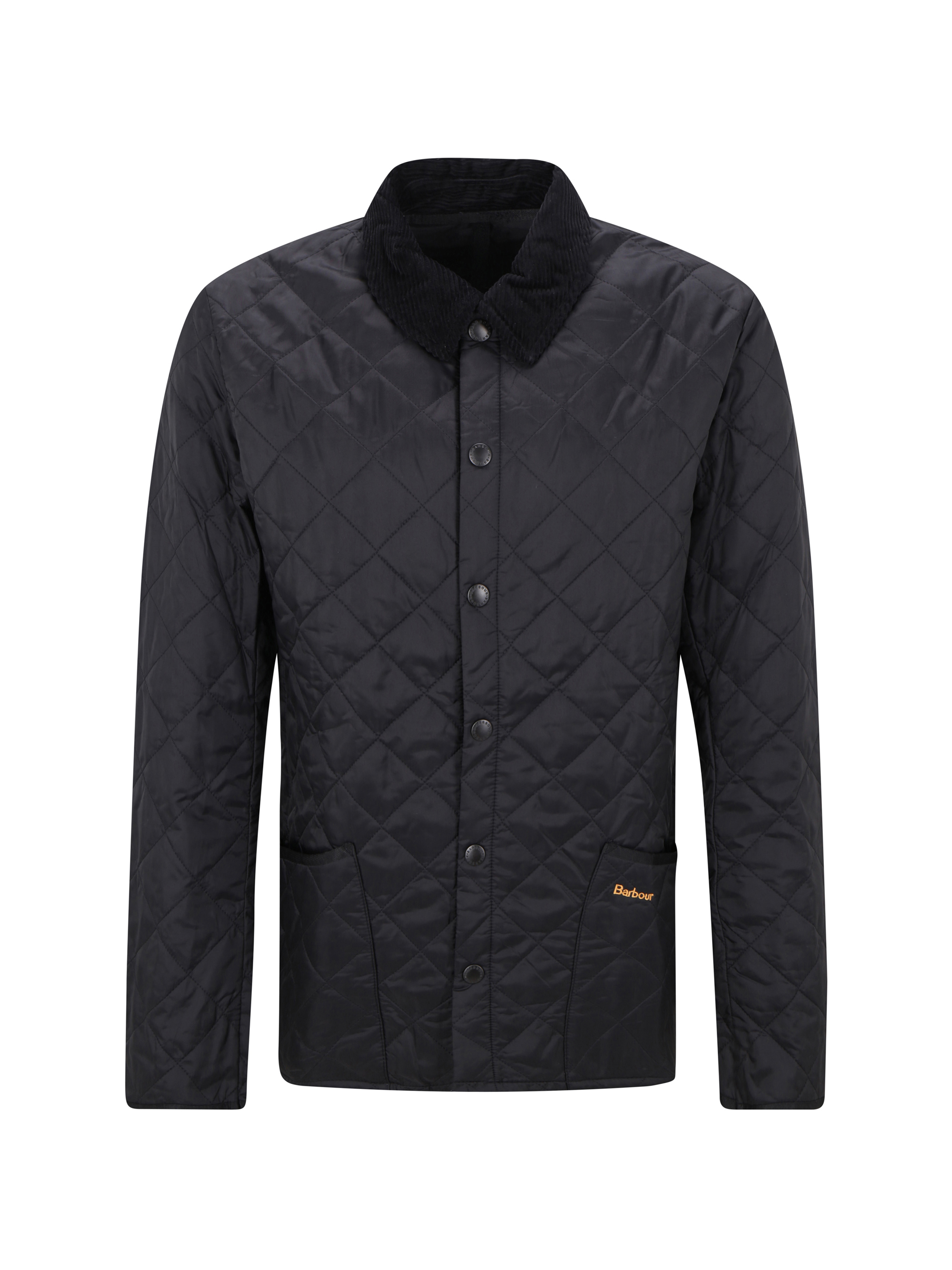 Quilted rain jacket