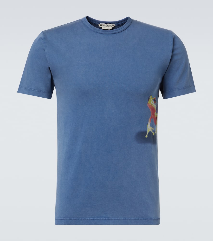Printed cotton jersey T-shirt