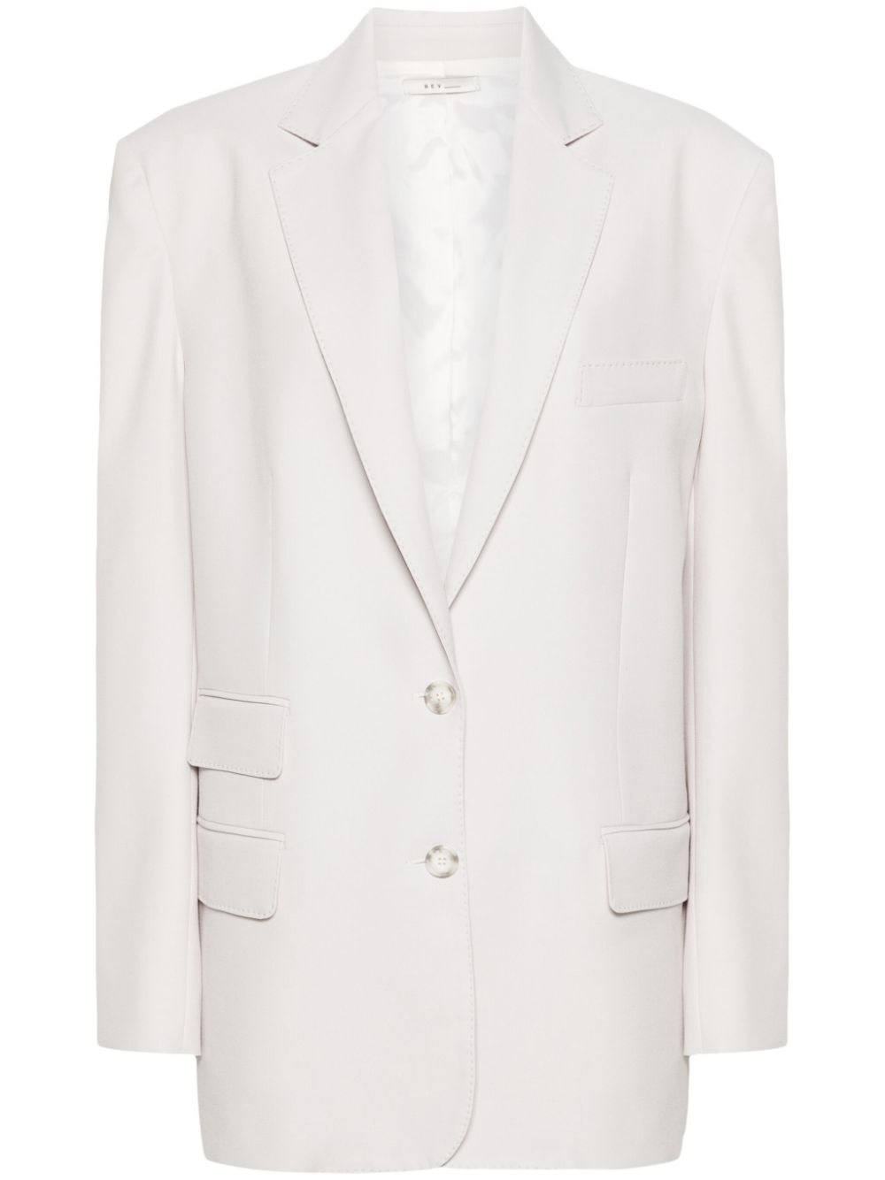 Everly single-breasted blazer - Grey