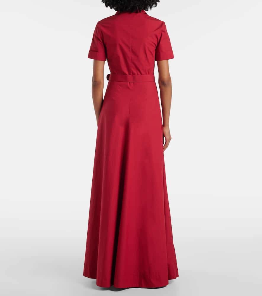 Cotton poplin shirt dress