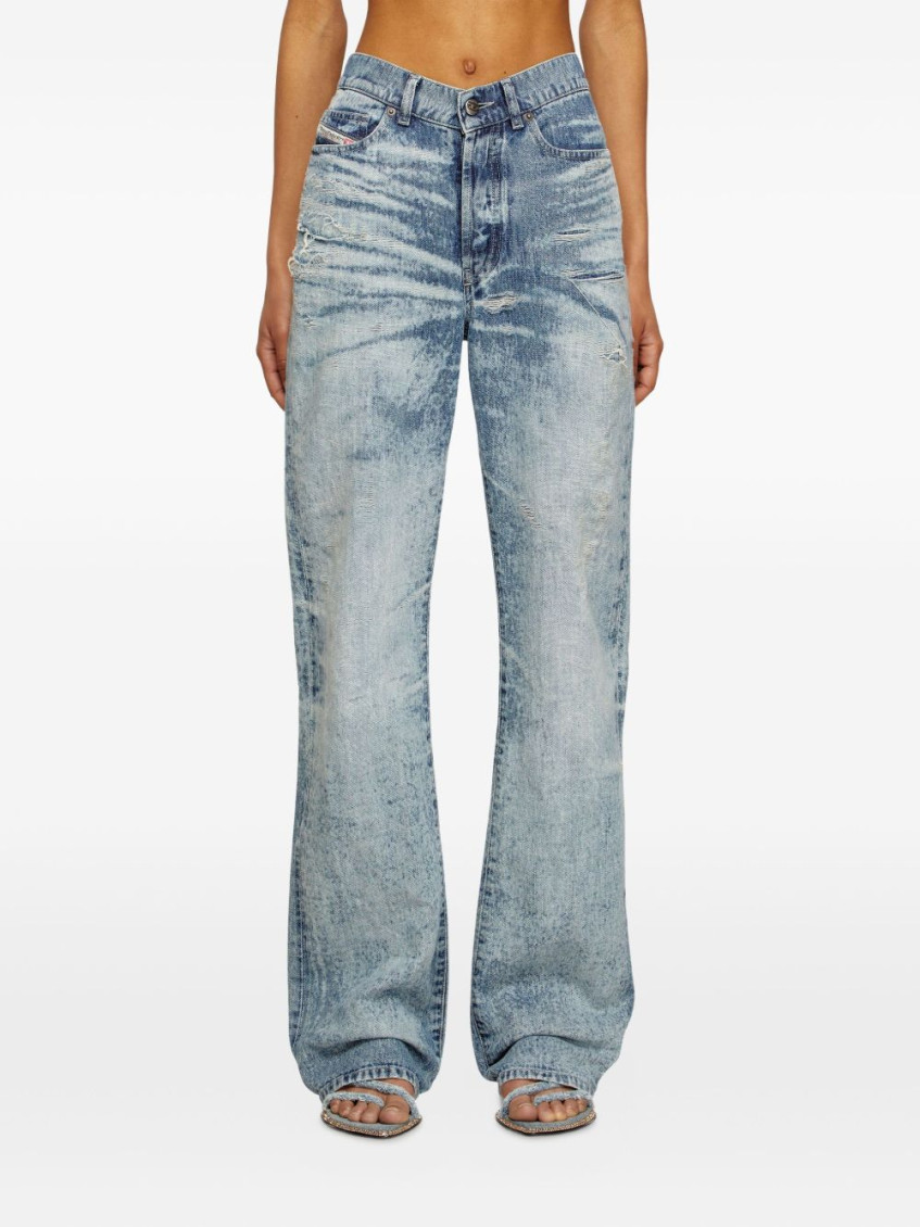 Diesel - Regular Jeans - 1971 D-Sent - Jeans - Woman - Blue