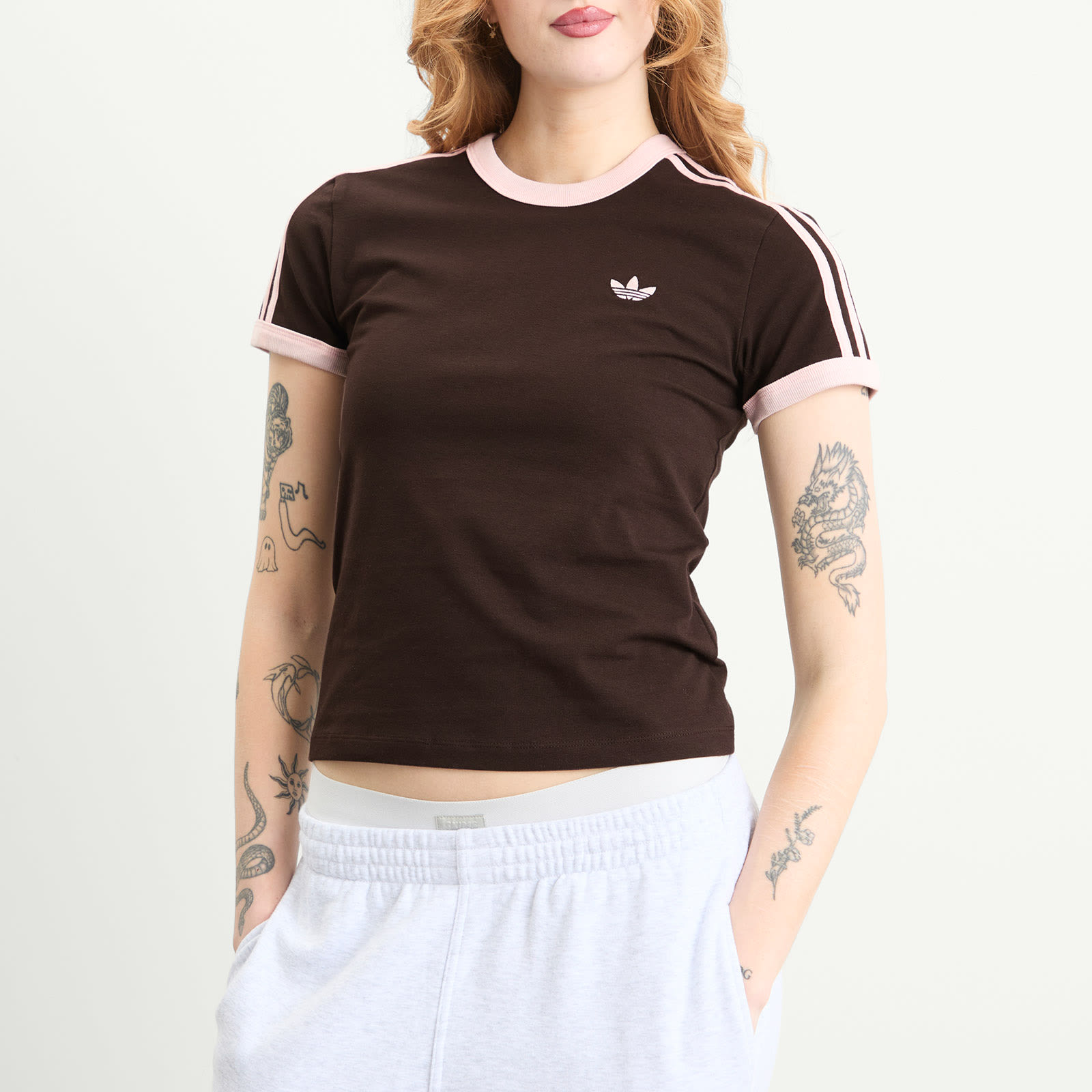 Women's 3S T-Shirt in Aurora Coffee/Sandy Pink