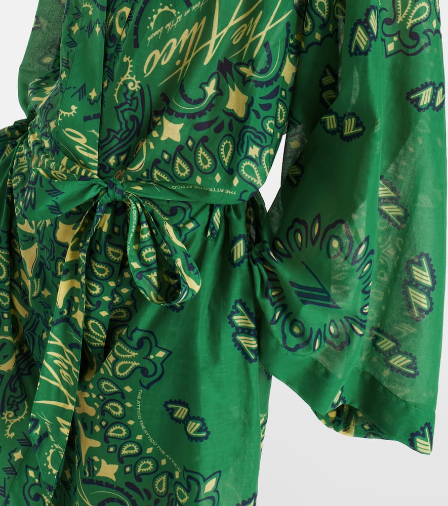Bandana cotton muslin kaftan
