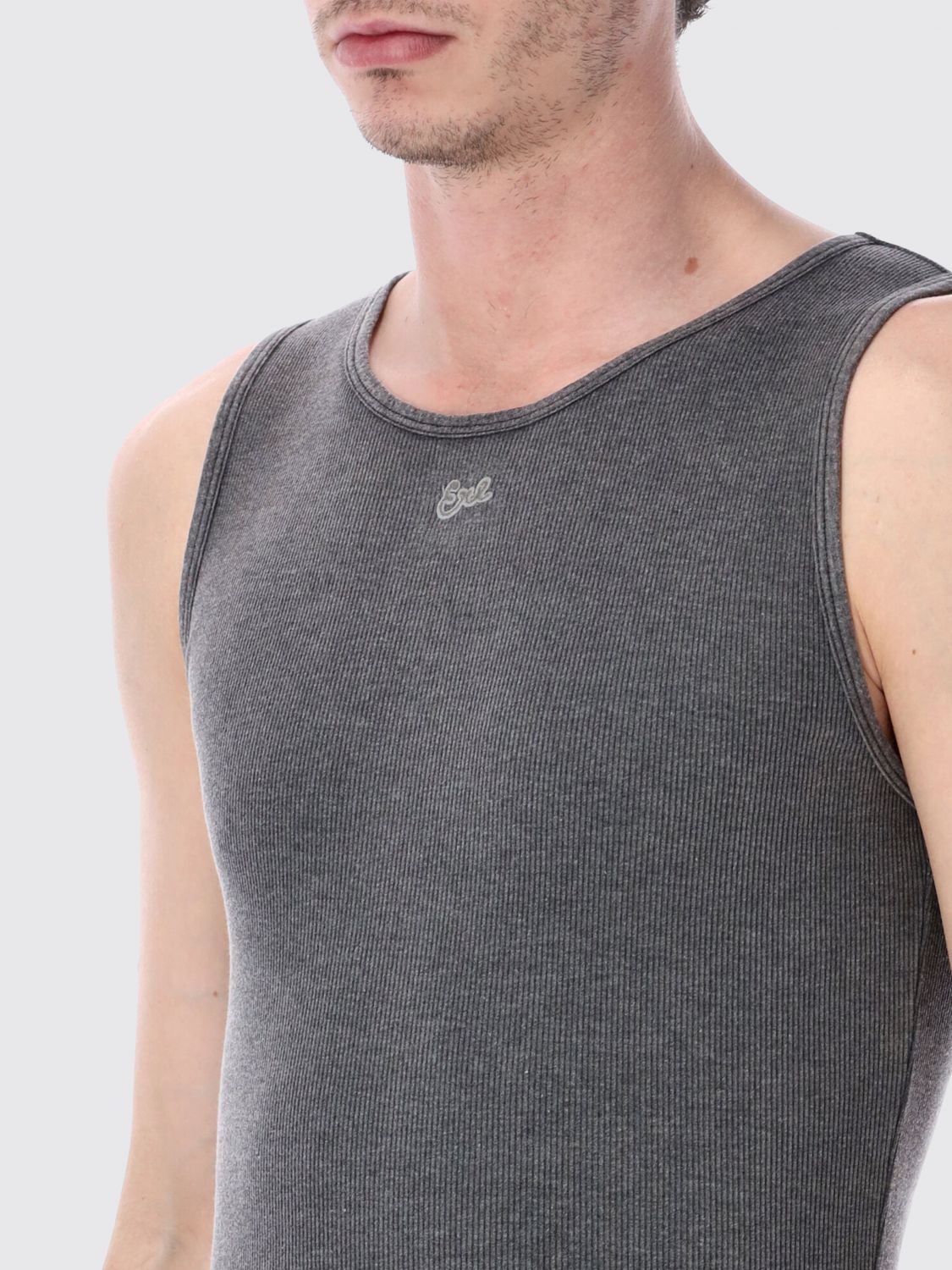 Erl - ribbed tank top sleeveless design