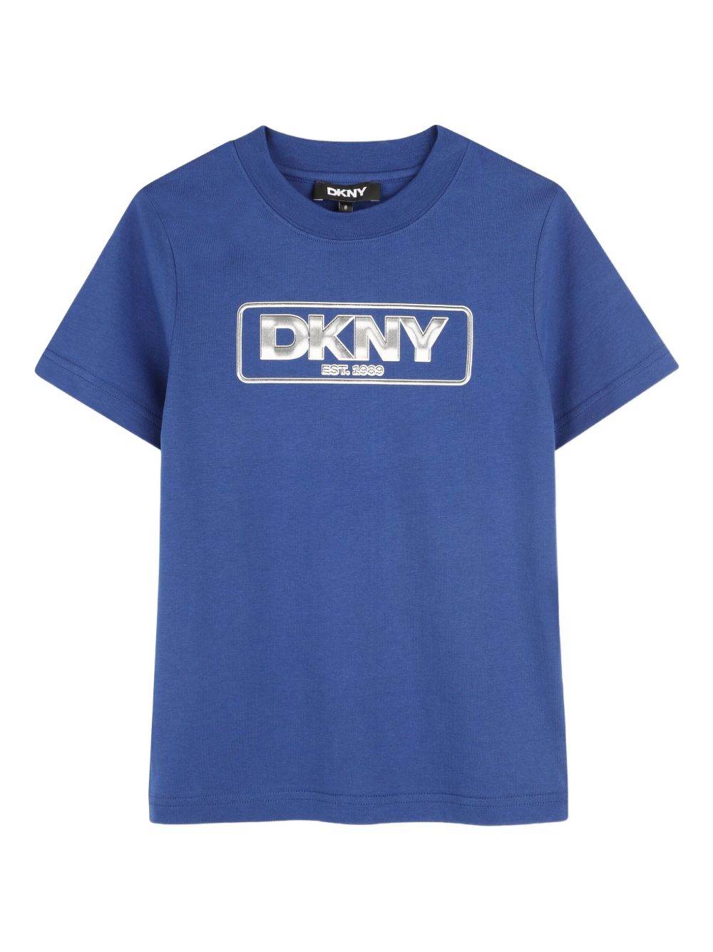 Logo-printed crew-neck T-shirt - Blue