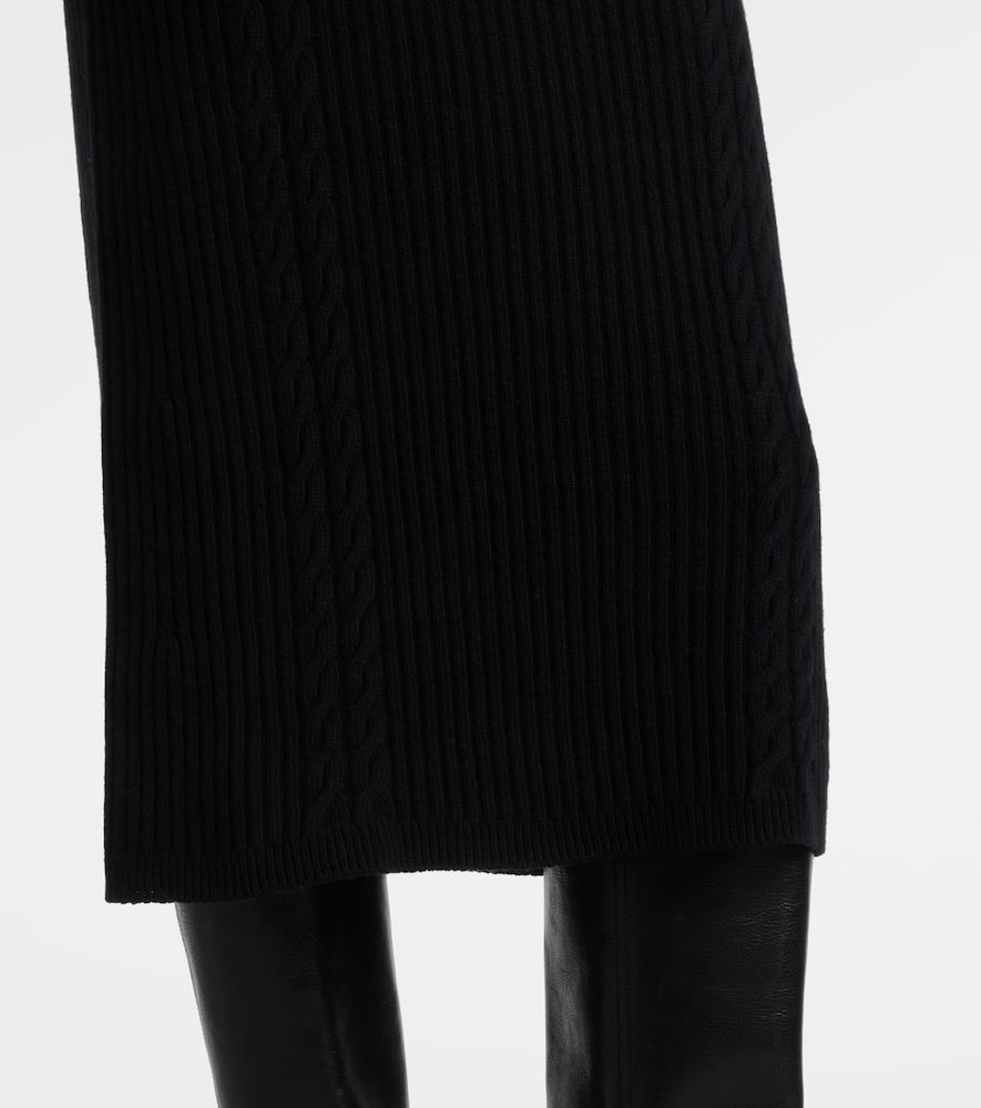 Zelanda wool and cashmere midi dress