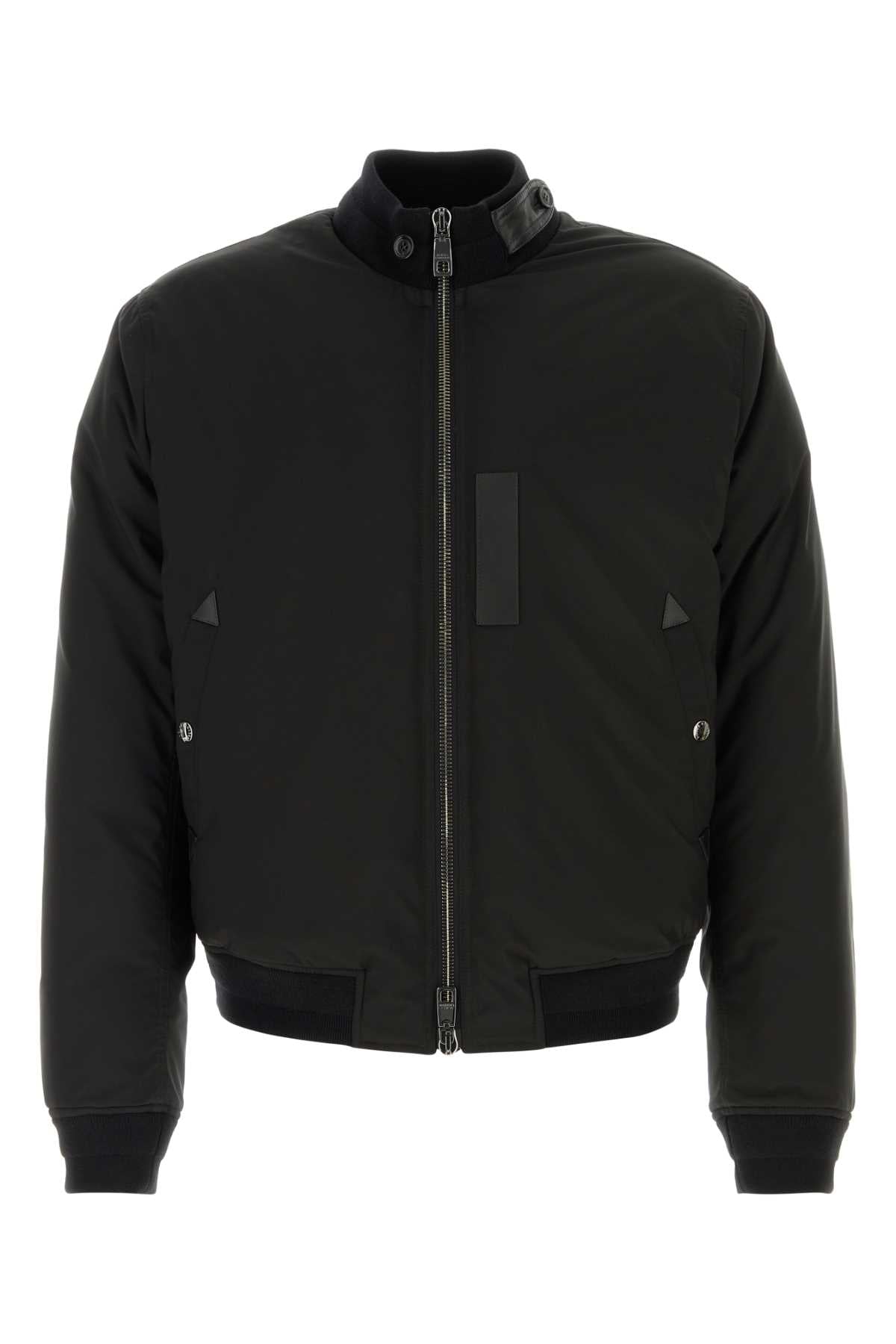 Quilted Down-Padded Down Jacket — Black